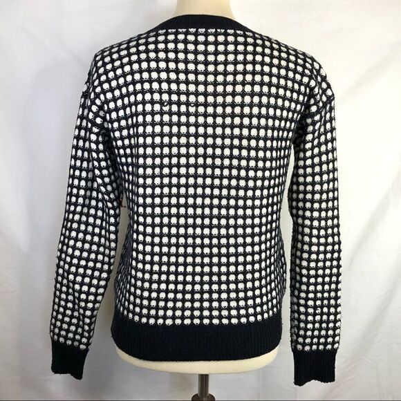 UNIQLO SWEATER                      CREW NECK TEXTURED MOHAIR BLEND SWEATER - Picture 4 of 9